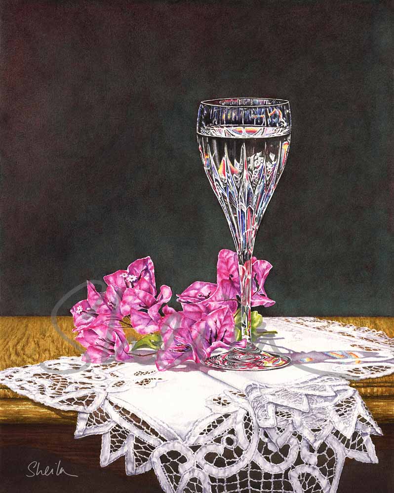 Bouganvillea, Glass & Lace